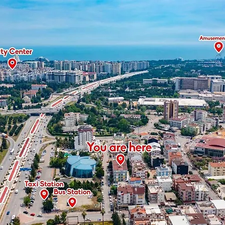 Erasta Avm Yani Konforlu 2+1 '5' Appartement Antalya